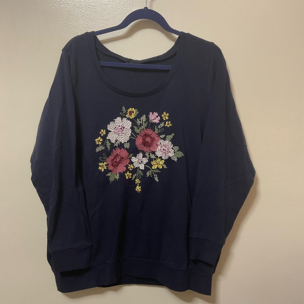 Embroidered Torrid Sweatshirt